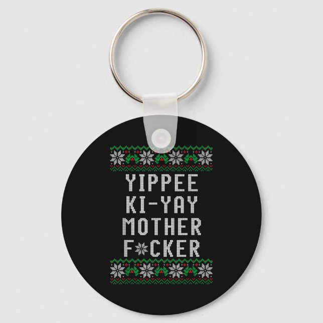 Primotees Uni-adults Black Christmas - Small - Lon Keychain (Front)