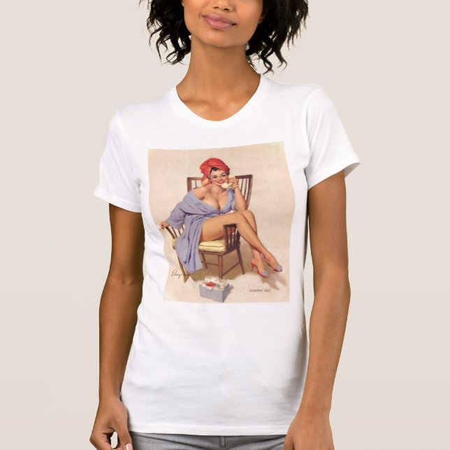 Primping Pinup T-Shirt (Front)