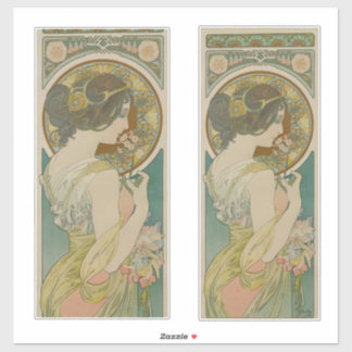 Primrose by Alphonse Mucha (1899) Sticker