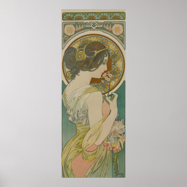 Primrose by Alphonse Mucha  Poster (Front)