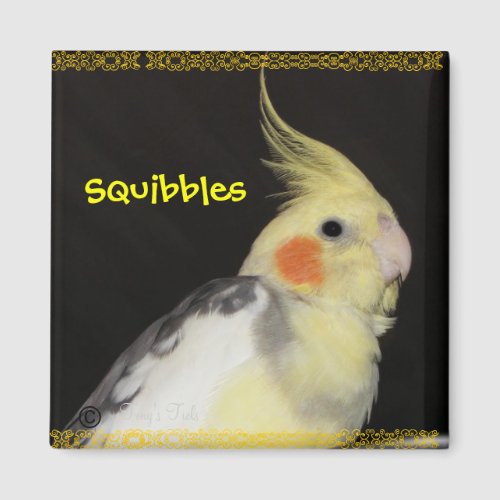 Primrose Cockatiel Magnet