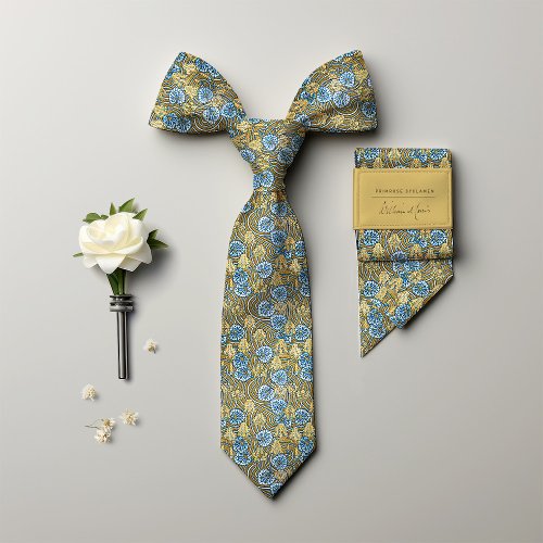 Primrose Cyclamen William Morris Floral Mens Neck Tie