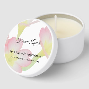 Primrose funeral mini candle favors