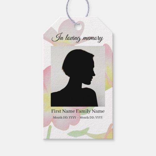 Primrose funeral ribbon labels