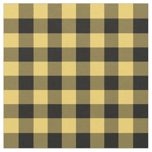 Primrose Yellow Buffalo Check Plaid Fabric