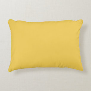 Primrose Yellow Solid Color Accent Pillow