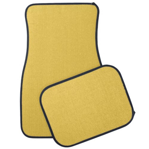 Primrose Yellow Solid Color Car Floor Mat