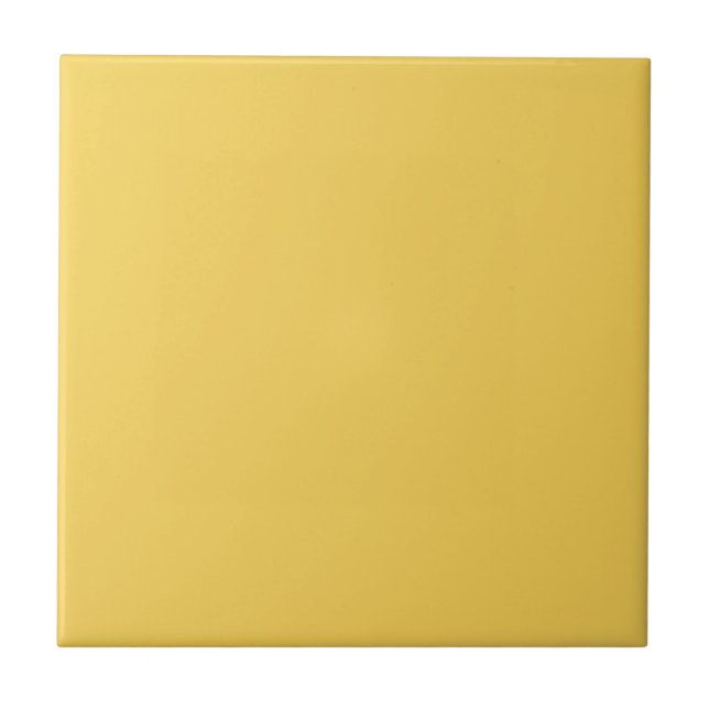 Primrose Yellow Solid Color Ceramic Tile (Front)