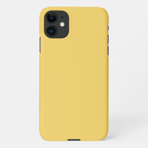 Primrose Yellow Solid Color iPhone 11 Case