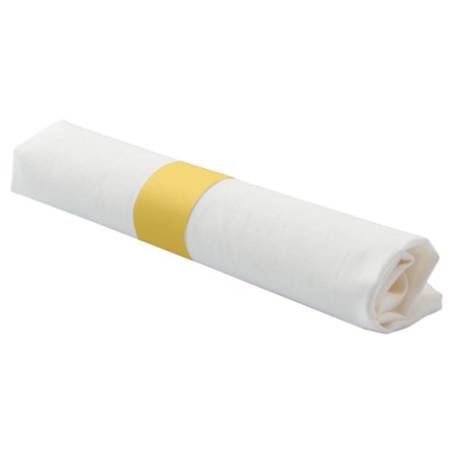 Primrose Yellow Solid Color Napkin Bands