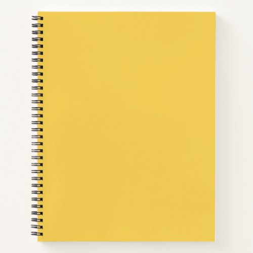 Primrose Yellow Solid Color Notebook