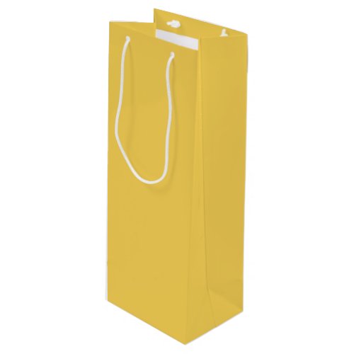Primrose Yellow Solid Color Wine Gift Bag