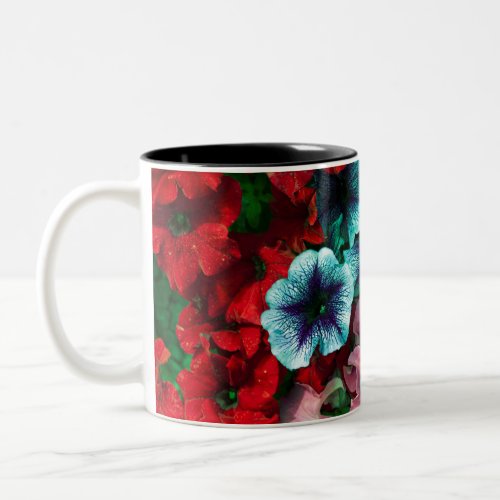 primroses in spring Two_Tone coffee mug
