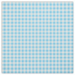Primroses Sky Blue and White Check Gingham Pattern Fabric