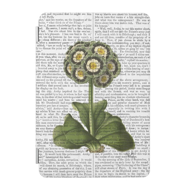 Primula Auricula Blue iPad Mini Cover (Front)