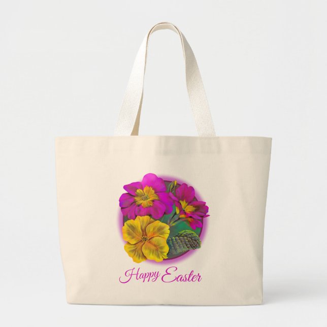 Primula Happy Easter fine art bag (Front)