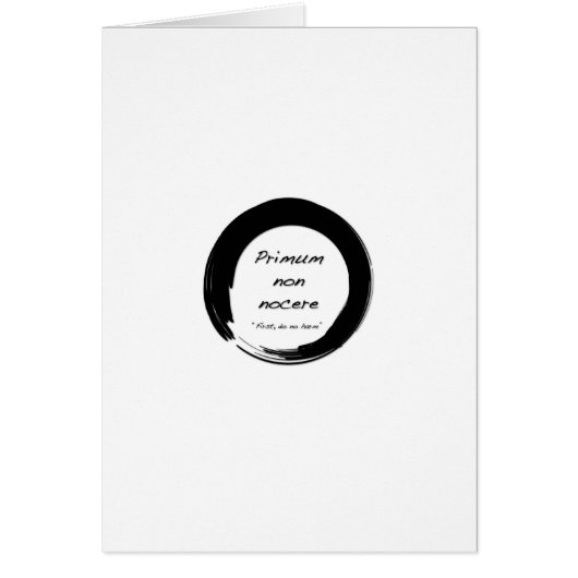 Primum Non Nocere Cards (Front)