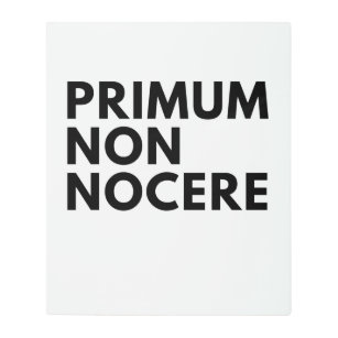 Primum Non Nocere The Nurse's Hippocratic Oath Metal Print