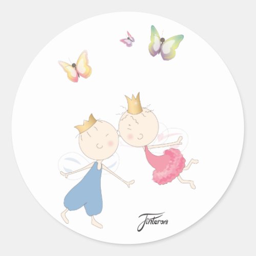 Primus  Prisma kissing Classic Round Sticker