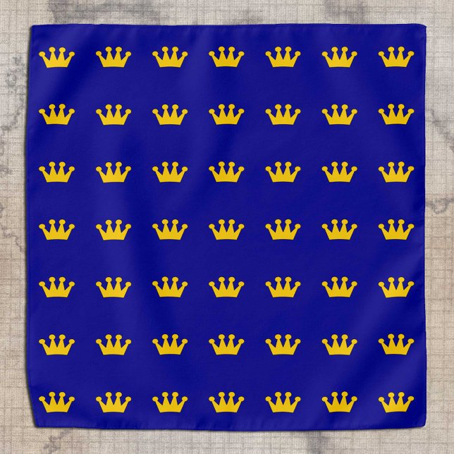 Princ & Princess Crown, Blue Fashion Bandana (Creator Uploaded)