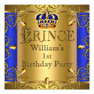 Royal Birthday Invitation Card 9