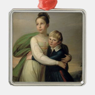 Prince Albrecht and Princess Louise, c.1817 Metal Ornament