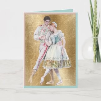 Prince and Maiden Ballet Romance Card