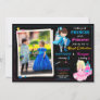 Prince and Princess birthday invitation with photo