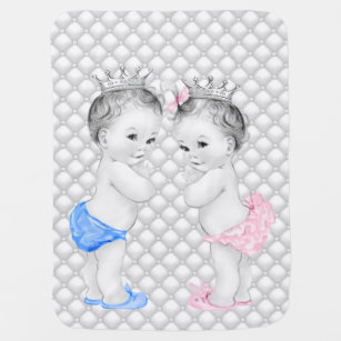 Twin Boy Girl Baby Blankets Zazzle Twin Boy Girl Baby Blankets Zazzle