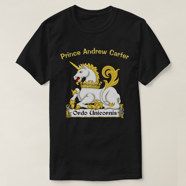 Prince Andrew Carter T-Shirt (Design Front)