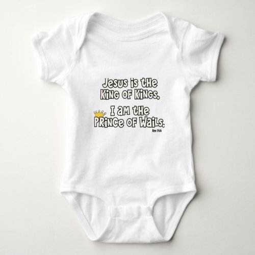 Prince Baby Bodysuit