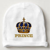 Prince Baby Boy Baby Beanie (Front)
