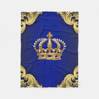Prince Baby Boy Blanket by BabyCentral at Zazzle