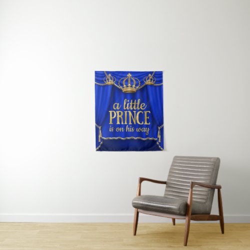 Prince Baby Boy Shower Banner Backdrops