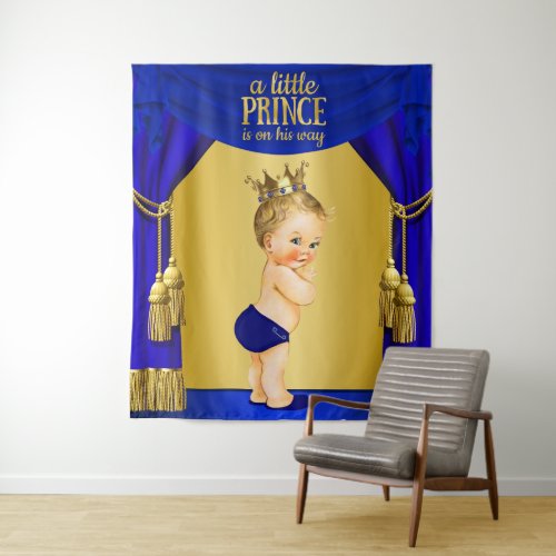 Prince Baby Shower Backdrop Banners