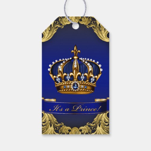 Prince Baby Shower Gift Tags