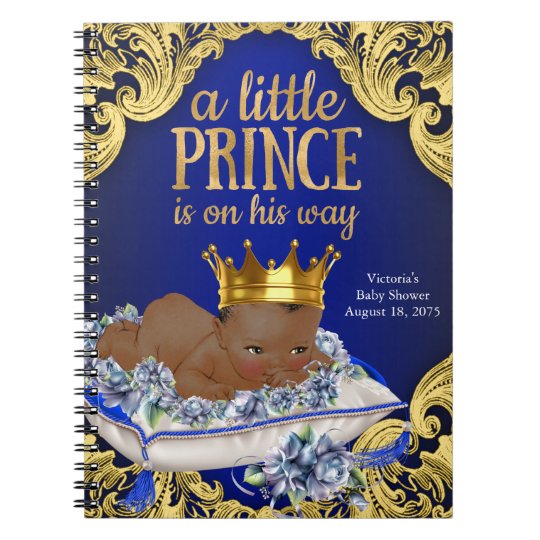 Prince Baby Shower Guest Book Zazzle Com