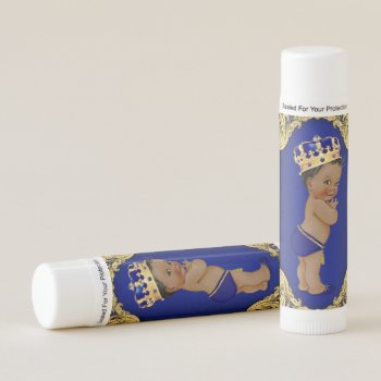 Prince Baby Shower Lip Balm Favors by BabyCentral at Zazzle