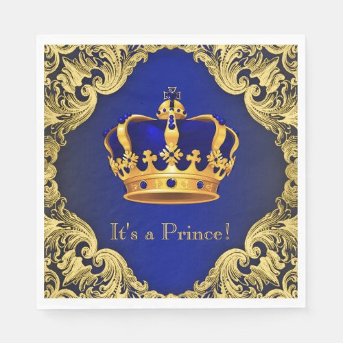 Prince Baby Shower Napkins