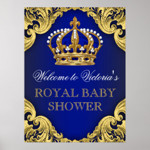 Prince Baby Shower Sign