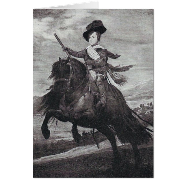 Prince Balthasar on Horseback by Velazque (Front)