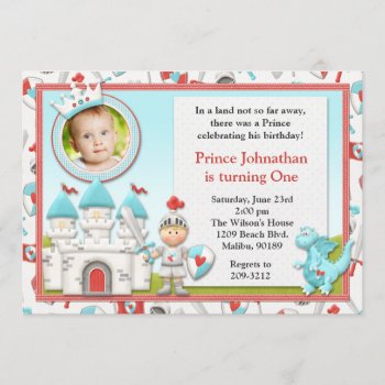 Prince Birthday Party Invitation by eventfulcards at Zazzle