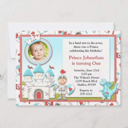 Prince Birthday Party Invitation