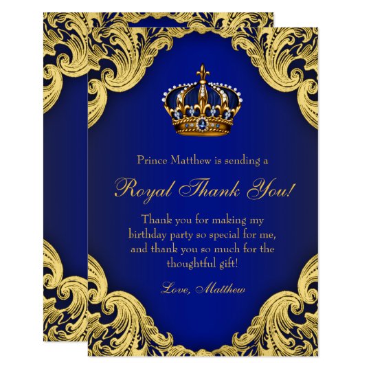 Royal Birthday Invitation Card 10