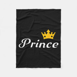 Prince Boys Men Family Matching Valentines Day T S Fleece Blanket