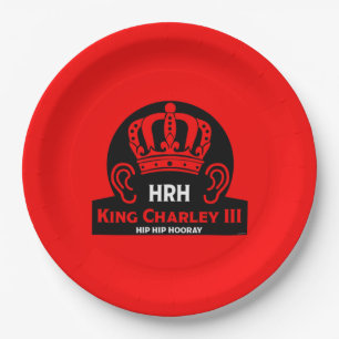 Prince Charles British Royal Family Paper Plates