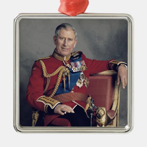 Prince Charles III 2018 Metal Ornament
