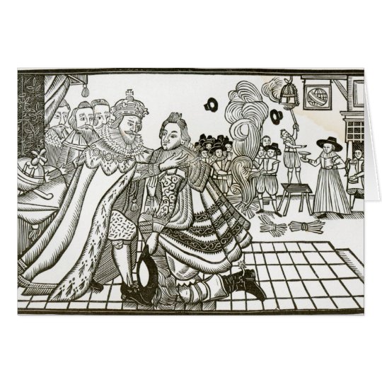 Prince Charles's Welcome Home from Spain, 1623 Card