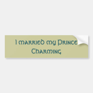 Prince Charming Bumper Sticker