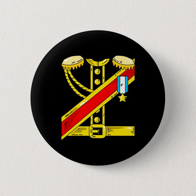 Prince Charming Costume Fun Halloween Gift  Button (Front)